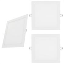 Kit 3 Painel de Led Quadrado Embutir 12W Bivolt Taschibra