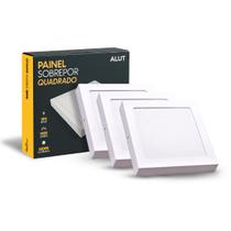 Kit 3 Painel Led Plafon 18w 6500k Bivolt Sobrepor Quadrado Br Cod: ALUT000505-3 Alut By Avant