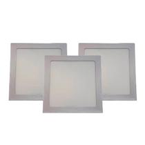 Kit 3 Painel Led Quadrado Embutir 18W 3000K Bivolt Foxlux Kit 3 Painel Led Quadrado Embutir 18W 3000K Bivolt Foxlux