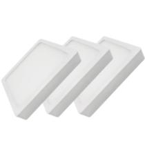 Kit 3 painel led super abs sobrepor 24w biv 6500k quad Kit 3 painel led super abs sobrepor 24w biv 6500k quad