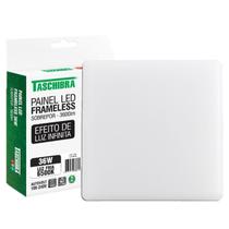 Kit 3 Painel Plafon Quadrado Sobrepor 36w Borda Infinita 6500K