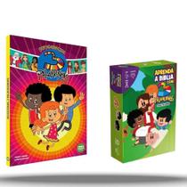 Kit 3 Palavrinhas: Devocional + Jogo de Cartas "Aprenda a Bíblia"