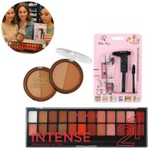 Kit 3 Paletas Sombras Ruby Rose + Corretivo + Sobrancelhas Kit 3 Paletas Sombras Ruby Rose + Corretivo + Sobrancelhas