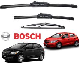 KIT 3 palheta limpador parabrisa Bosch GM Onix 2012 2013 2014 2015 2016 2017 KIT 3 palheta limpador parabrisa Bosch GM Onix 2012 2013 2014 2015 2016 2017