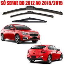Kit 3 Palheta Limpador Parabrisa CHEVROLET CRUZE 2012 2013 2014 2015/2015