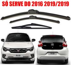 Kit 3 Palheta Limpador Parabrisa FIAT MOBI 2016 2017 2018 2019/2019