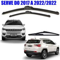 kit 3 Palheta Limpador Parabrisa Jeep Compass 2017 2018 2019 2020 2021 2022