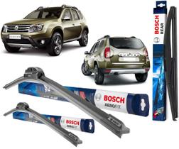 kit 3 Palheta Limpador Parabrisa Original Bosch Renault Duster 2011 2012 2013 2014 2015 2016 2017