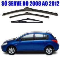 kit 3 Palheta Limpador Parabrisa TIIDA 2008 2009 2010 2011 2012 2013