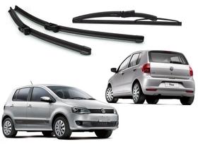 Kit 3 Palheta Limpador Parabrisa VW Fox CrossFox SpaceFox 2013 2014 2015 2016 2017 2018 2019 2020 2021