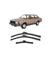 Kit 3 Palhetas Automotiva Limpadoras Para-brisa Belina/ Del Rey