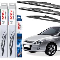Kit 3 Palhetas Bosch Dianteiras e Traseira i30 2010 a 2012 Kit 3 Palhetas Bosch Dianteiras e Traseira i30 2010 a 2012
