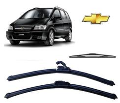 Kit 3 Palhetas Limpador de Parabrisa Dianteiro + Traseiro Chevrolet Zafira ano 2001 ate 2012 Kit 3 Palhetas Limpador de Parabrisa Dianteiro + Traseiro Chevrolet Zafira ano 2001 ate 2012