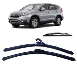 Kit 3 Palhetas Limpador De Parabrisa Dianteiro + Traseiro Honda CRV ano 2014 Ate 2017 Kit 3 Palhetas Limpador De Parabrisa Dianteiro + Traseiro Honda CRV ano 2014 Ate 2017