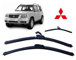 Kit 3 Palhetas Limpador de Parabrisa Dianteiro + Traseiro Pajero TR4 2002 ate 2009