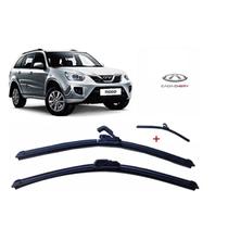 Kit 3 Palhetas Limpador De Parabrisa Dianteiro + Traseiro Para Chery Tiggo 2009 2010 2011 2012 2013 2014 2015 2016 Kit 3 Palhetas Limpador De Parabrisa Dianteiro + Traseiro Para Chery Tiggo 2009 2010 2011 2012 2013 2014 2015 2016