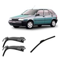 Kit 3 Palhetas Limpador De Parabrisa Dianteiro + Traseiro Para Fiat Tipo 1994 1995 1996 1997 Kit 3 Palhetas Limpador De Parabrisa Dianteiro + Traseiro Para Fiat Tipo 1994 1995 1996 1997