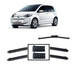 Kit 3 Palhetas Limpador De Parabrisa Dianteiro + Traseiro Volkswagem Up 2014 em Diante