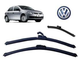 Kit 3 Palhetas Limpador de Parabrisa Dianteiro + Traseiro Volkswagen Gol G5 Kit 3 Palhetas Limpador de Parabrisa Dianteiro + Traseiro Volkswagen Gol G5