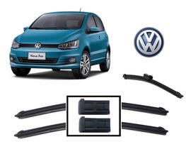 Kit 3 Palhetas Limpador de Parabrisa Dianteiro + Traseiro Volswagen Fox ano 2013 em Diante Kit 3 Palhetas Limpador de Parabrisa Dianteiro + Traseiro Volswagen Fox ano 2013 em Diante