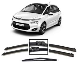 Kit 3 Palhetas Limpador Parabrisa Citroen C4 Picasso 2016...