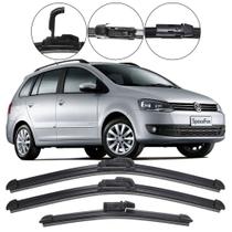 Kit 3 Palhetas Limpador Parabrisa Dianteiro + Traseiro VW SpaceFox 2006/2012 Kit 3 Palhetas Limpador Parabrisa Dianteiro + Traseiro VW SpaceFox 2006/2012