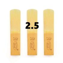 Kit 3 Palhetas Para Sax Alto Flying Goose 1.5 / 2.0 / 2.5 / 3.0