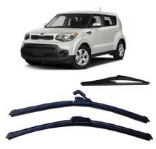 Kit 3 Palhetas Parabrisa Diant+tras Kia Soul 2009 Ate 2014 Kit 3 Palhetas Parabrisa Diant+tras Kia Soul 2009 Ate 2014