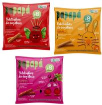 Kit 3 Palitinhos de Vegetais Papapá Orgânico, Sem Glúten e Sem Leite Kit 3 Palitinhos de Vegetais Papapá Orgânico, Sem Glúten e Sem Leite