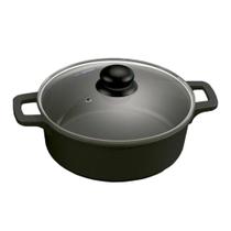 Kit 3 panelas de ferro fundido com tampa de vidro - N18,N20,N22 Kit 3 panelas de ferro fundido com tampa de vidro - N18,N20,N22