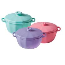 Kit 3 Panelas Para Microondas Servir Geladeira Linha Diamante