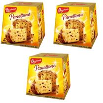 Kit 3 Panettone Bauducco Frutas 400Gr