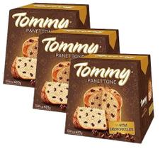 kit 3 Panettone Tommy Gotas de Chocolate Presente Natal 400g kit 3 Panettone Tommy Gotas de Chocolate Presente Natal 400g