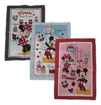Kit 3 Pano De Copa Dohler Pano Prato Atoalhado Mickey Disney Kit 3 Pano De Copa Dohler Pano Prato Atoalhado Mickey Disney