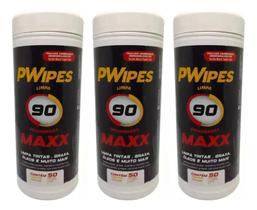 Kit 3 Pano Para Limpeza Pwipes C/50 Unid