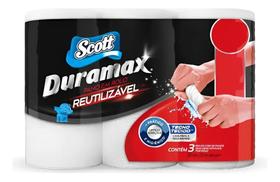 Kit 3 Pano Reutilizável Multiuso Scott Duramax Com 174 Panos Kit 3 Pano Reutilizável Multiuso Scott Duramax Com 174 Panos