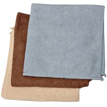 Kit 3 Pano Toalha Microfibra Limpa Vidros Multiuso 30x30 cm Kit 3 Pano Toalha Microfibra Limpa Vidros Multiuso 30x30 cm