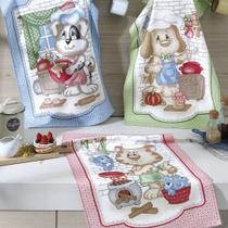 Kit 3 Panos de Copa Dohler Prata Chef Pets Kit 3 Panos de Copa Dohler Prata Chef Pets