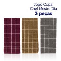 Kit 3 Panos de Copa Felpudo Teka Chef - Mestre Dia