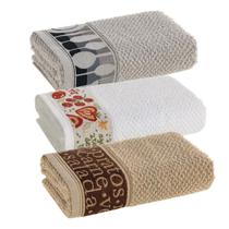 Kit 3 Panos de Copa Prato Guardanapo Felpudo Karsten 46 x 65 cm Barra Decorativa 3 Cores Atoalhado