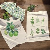 Kit 3 Panos De Prato Atoalhado Atacado Dohler Felpudo Pia Cor Botânica