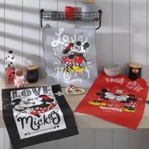 Kit 3 Panos de prato atoalhado Dohler Coleção Mickey e Minnie Forever Sortido Kit 3 Panos de prato atoalhado Dohler Coleção Mickey e Minnie Forever Sortido