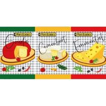 Kit 3 panos de prato/copa felpudo teka fiori com várias estampas em promoção - Kit 3 panos de prato/copa felpudo teka fiori com várias estampas em promoção -