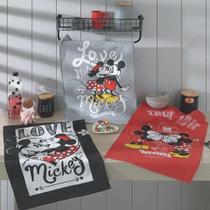 Kit 3 Panos de Prato Felpudos Dohler Mickey e Minnie Disney Cozinha Kit 3 Panos de Prato Felpudos Dohler Mickey e Minnie Disney Cozinha