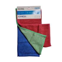 Kit 3 Panos Microfibra Limpeza Multiuso 30x30 Alta Absorção Kit 3 Panos Microfibra Limpeza Multiuso 30x30 Alta Absorção