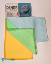 Kit 3 Panos Microfibra Super Absorventes p/ Limpeza 30x30cm Lyor