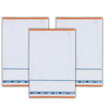 Kit 3 Panos Prato Copa Pia Cozinha Felpudo Bordar Jacquard Kit 3 Panos Prato Copa Pia Cozinha Felpudo Bordar Jacquard