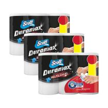 Kit 3 Panos Reutilizáveis Scott Duramax Rolo Branco 174un cada