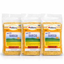 Kit 3 Pão Sueco CELLENA 540g Parmesão, Multigrãos e Gergelim