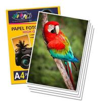 Kit 3 Papel Fotográfico Brilhante Glossy 180g A4 C/50 Folhas